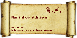 Marinkov Adrienn névjegykártya
